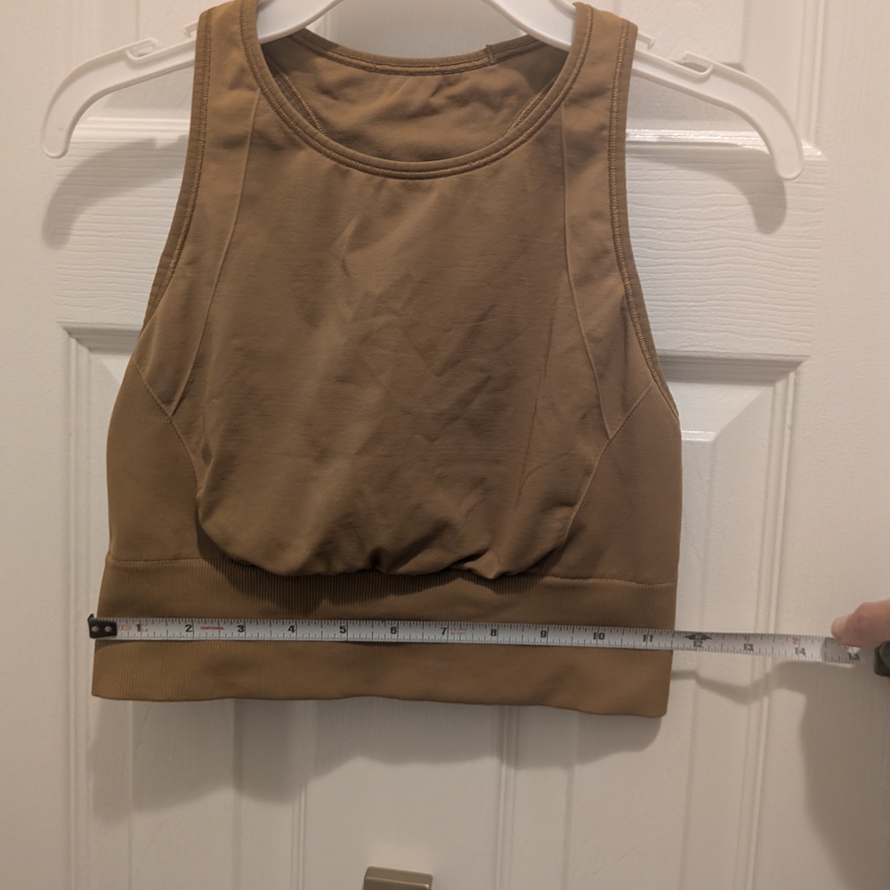 Lululemon mustard yellow sports bra XS